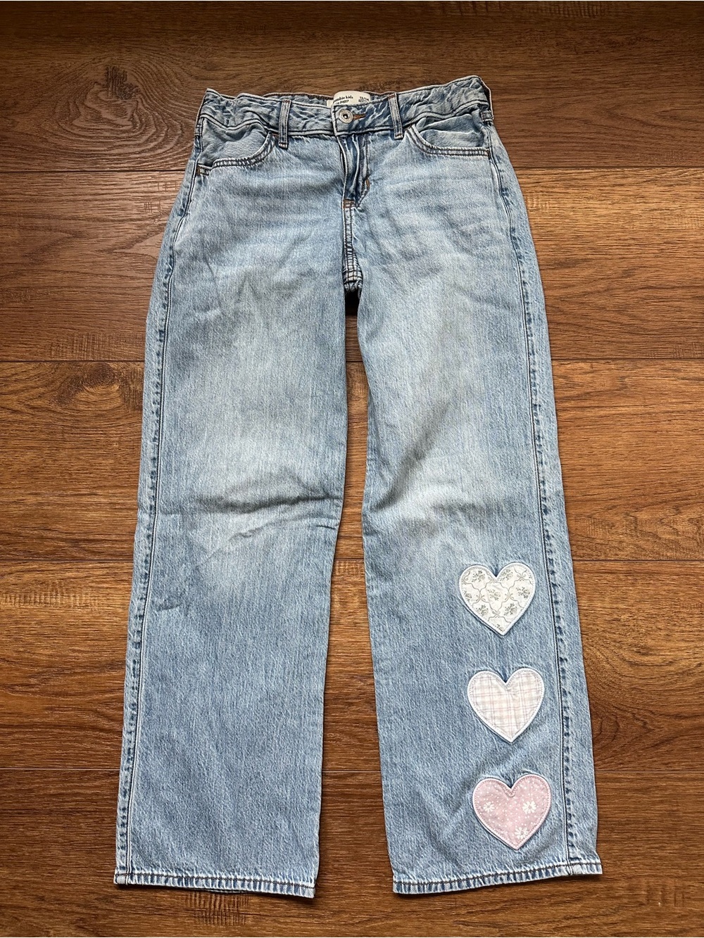 abercrombie kids Jeans with Heart Patches